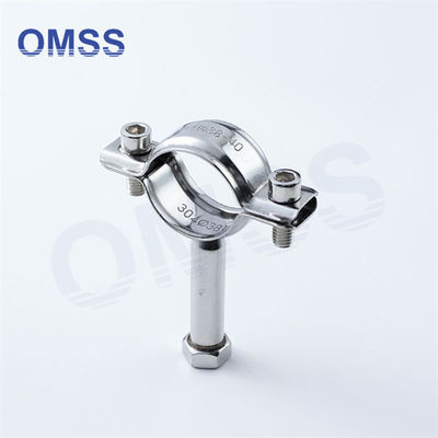 Tri Clover Sanitary Fittings SS304 Stainless Steel Tube Support Sanitary Pipe Clip Hanger