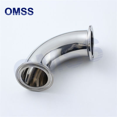 2CMP Sanitary Stainless Steel Pipe Fitting 90° Tri Clamp Hose Elbow 90 Degree