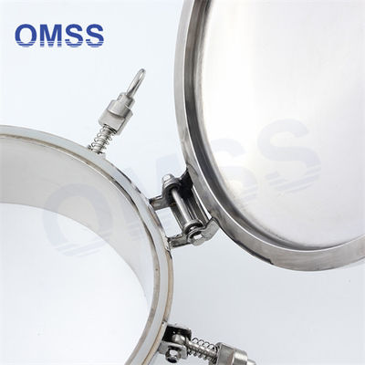 Round Metal Manhole Cover DN500 Stainless Steel Sanitary With Pressure