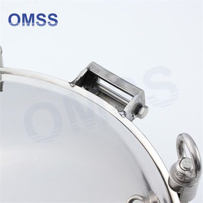 Round Metal Manhole Cover DN500 Stainless Steel Sanitary With Pressure