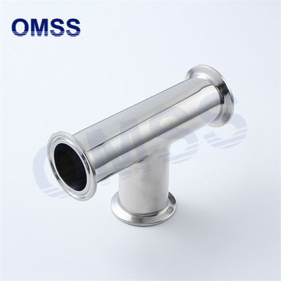 7MP Stainless Steel Sanitary Pipe Fittings Tri Clamp Equal Tee