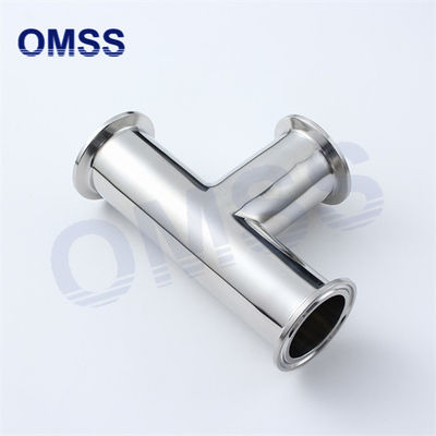 7MP Stainless Steel Sanitary Pipe Fittings Tri Clamp Equal Tee