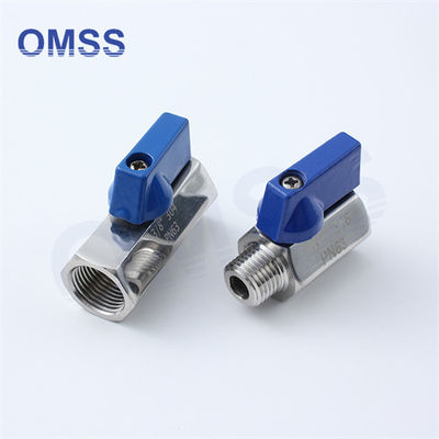 1/4 Inch Sanitary Ball Valve Male Female Stainless Steel Ball Mini Valve