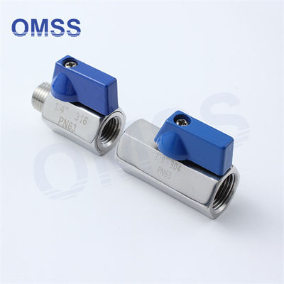 1/4 Inch Sanitary Ball Valve Male Female Stainless Steel Ball Mini Valve