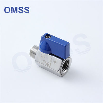 1/4 Inch Sanitary Ball Valve Male Female Stainless Steel Ball Mini Valve