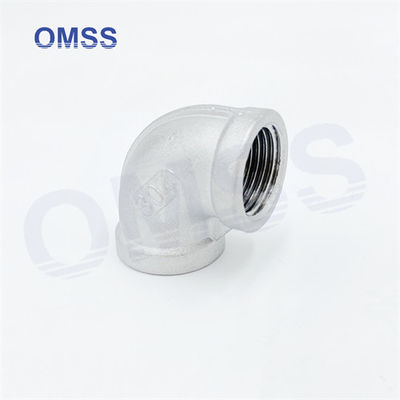 Female Screwed Pipe Fittings 304 1 1/2&quot; Stainless Steel BSP NPT 90 Degree Elbow