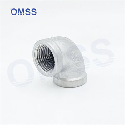 Female Screwed Pipe Fittings 304 1 1/2&quot; Stainless Steel BSP NPT 90 Degree Elbow